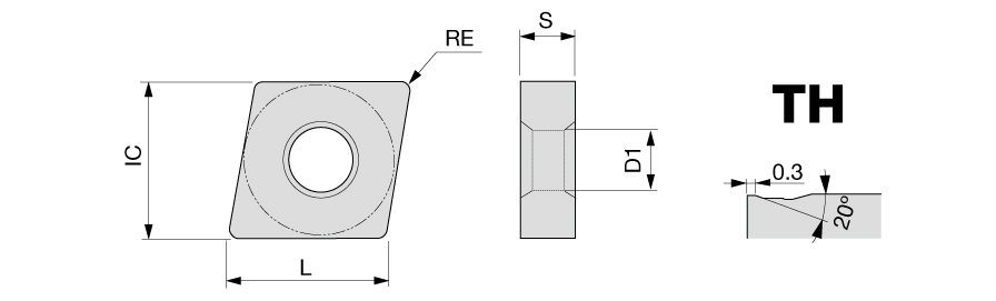 CNMG120412-TH T9215